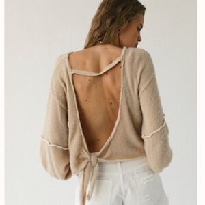 NWT Free People Got Your Back Sweater